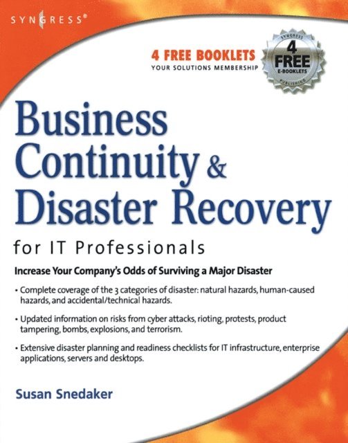 Susan Snedaker - Business Continuity and Disaster Recovery Planning for IT Professionals, E-bok