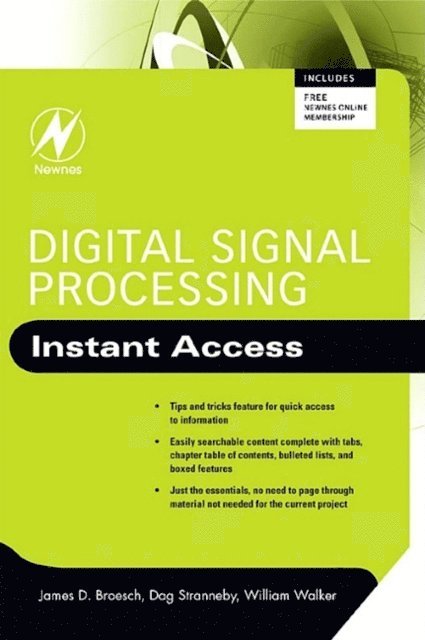 James D. Broesch - Digital Signal Processing: Instant Access, E-bok. Tillgänglighet: Lägg i varukorg