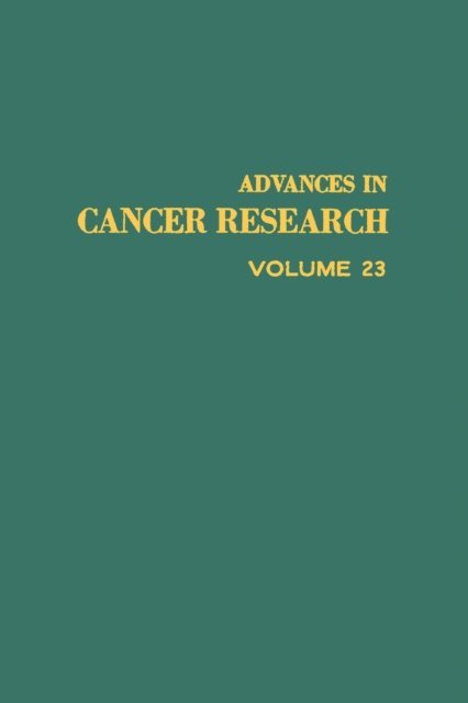 Advances in Cancer Research, E-bok