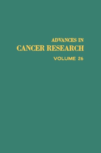 Advances in Cancer Research, E-bok