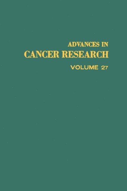 Advances in Cancer Research, E-bok