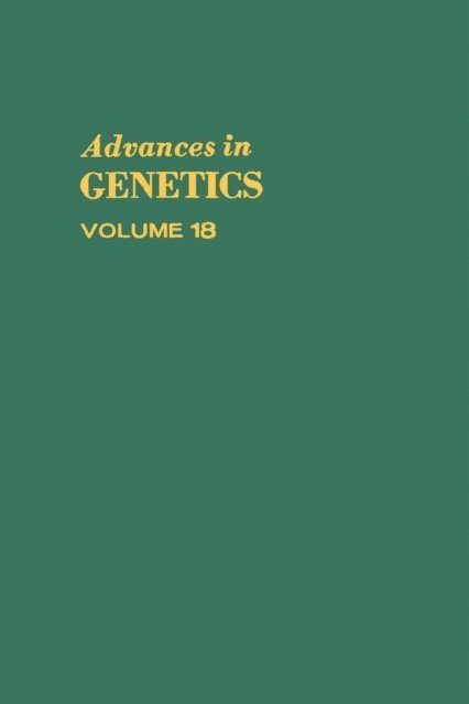 Advances in Genetics, E-bok