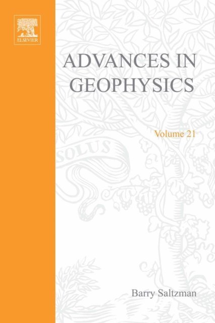 Advances in Geophysics, E-bok