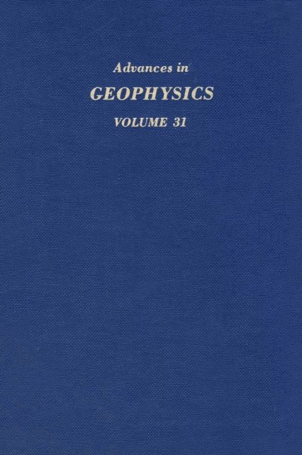 Advances in Geophysics, E-bok