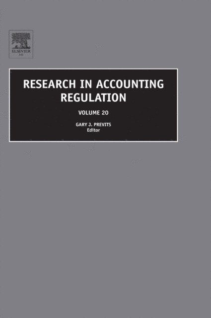 Gary Previts - Research in Accounting Regulation, E-bok