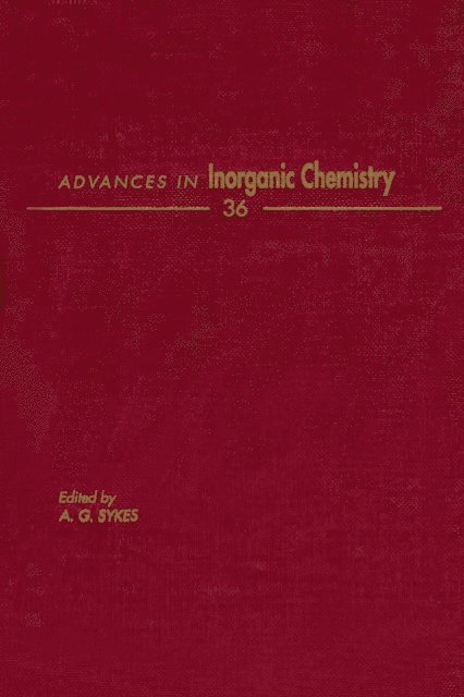 Advances in Inorganic Chemistry, E-bok