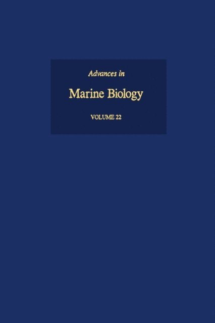 Advances in Marine Biology, E-bok