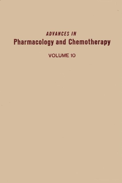Advances in Pharmacology and Chemotherapy, E-bok