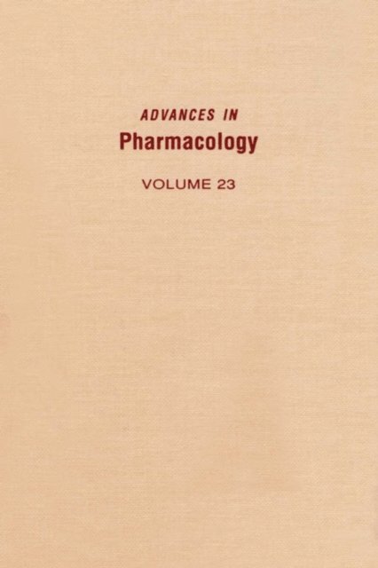 Advances in Pharmacology, E-bok
