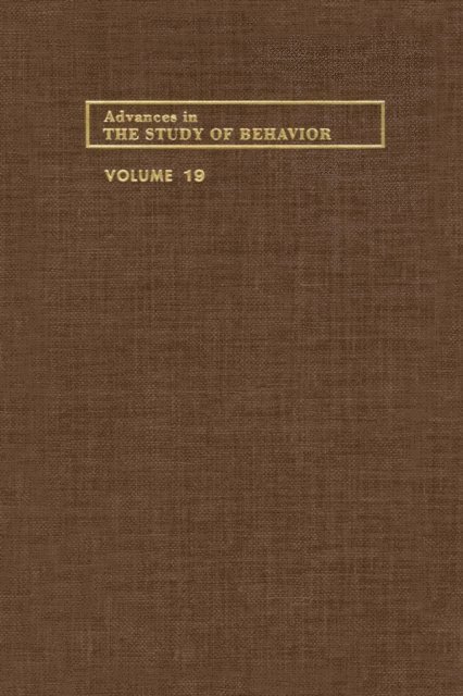 Advances in the Study of Behavior, E-bok