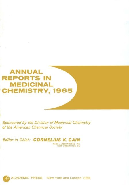 Annual Reports in Medicinal Chemistry, E-bok
