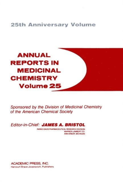 Annual Reports in Medicinal Chemistry, E-bok