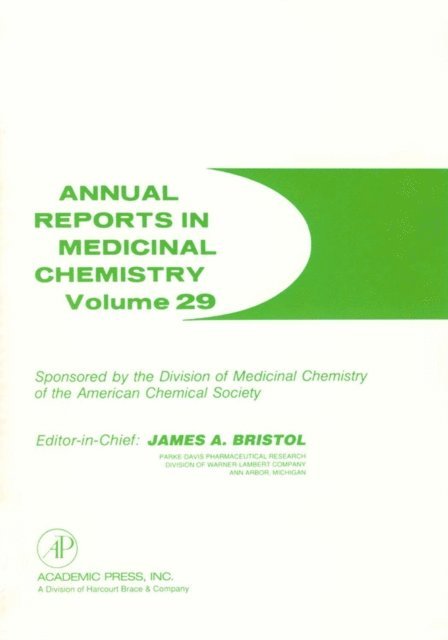 Annual Reports in Medicinal Chemistry, E-bok