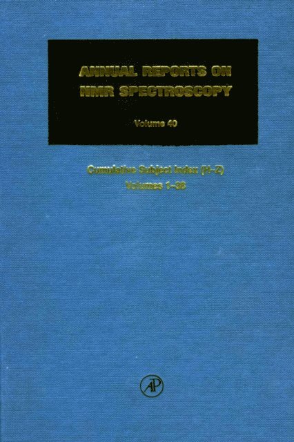 Graham A. Webb - Annual Reports on NMR Spectroscopy, E-bok