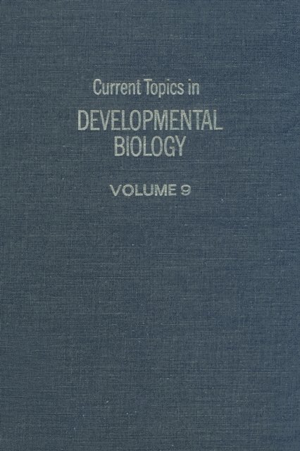 Current Topics in Developmental Biology, E-bok