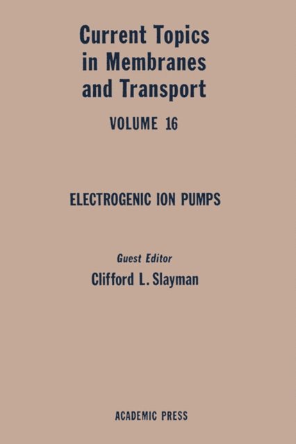 Current Topics in Membranes and Transport, E-bok