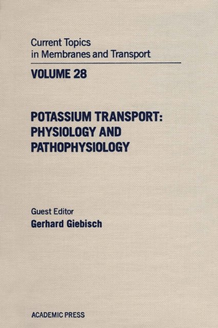 Current Topics in Membranes and Transport, E-bok