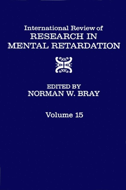 International Review of Research in Mental Retardation, E-bok