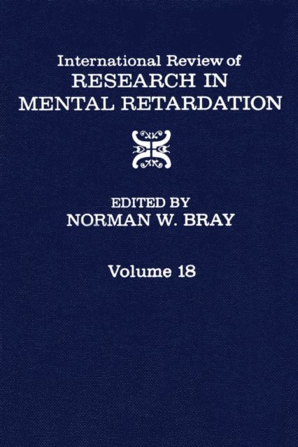 International Review of Research in Mental Retardation, E-bok