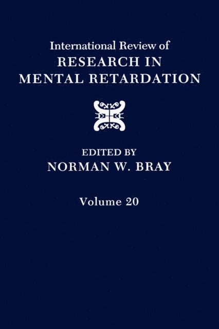 International Review of Research in Mental Retardation, E-bok