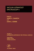 Vacuum Ultraviolet Spectroscopy I