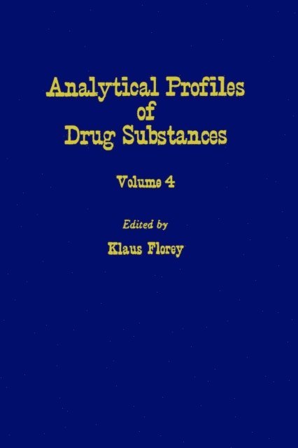 Profiles of Drug Substances, Excipients and Related Methodology, E-bok