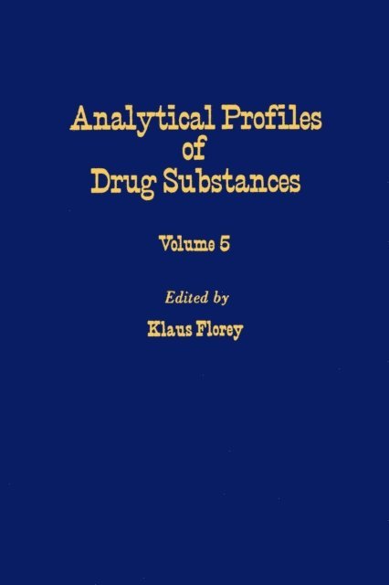 Profiles of Drug Substances, Excipients and Related Methodology, E-bok