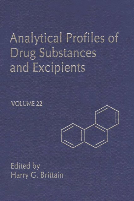 Analytical Profiles of Drug Substances and Excipients, E-bok