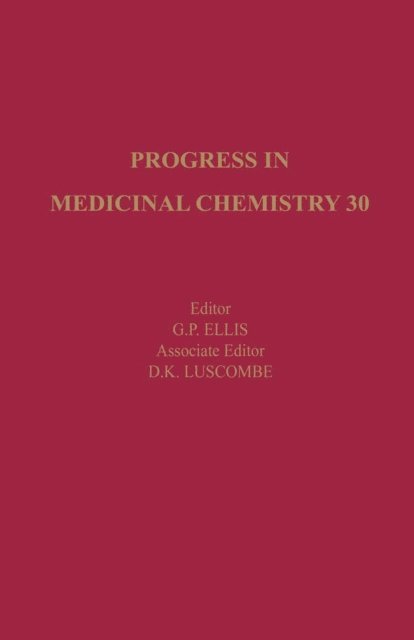 Progress in Medicinal Chemistry, E-bok