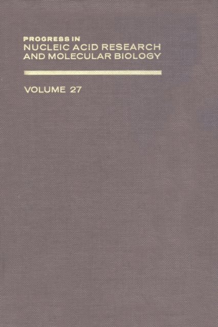 Progress in Nucleic Acid Research and Molecular Biology, E-bok