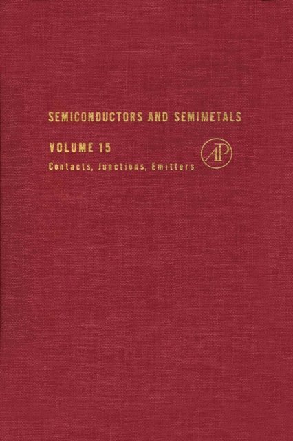 Semiconductors and Semimetals, E-bok
