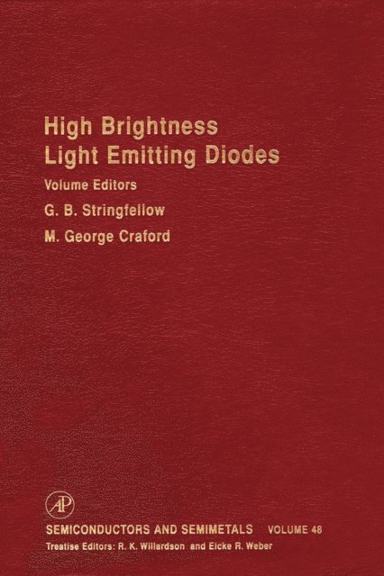High Brightness Light Emitting Diodes, E-bok