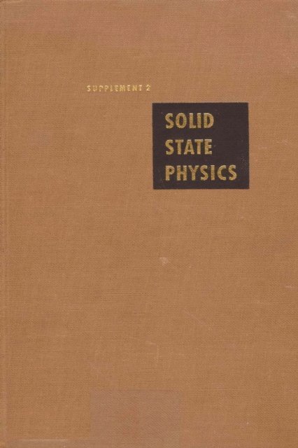 Solid State Physics, E-bok