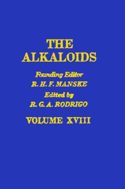 Alkaloids: Chemistry and Physiology, E-bok