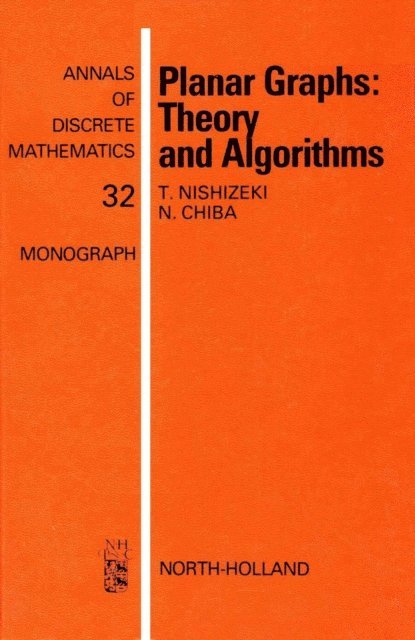 N. Chiba, T. Nishizeki - Planar Graphs, E-bok