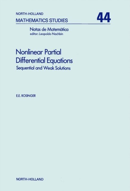 Nonlinear Partial Differential Equations, E-bok