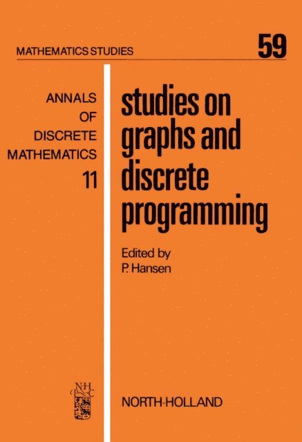P. Hansen - Studies on Graphs and Discrete Programming, E-bok
