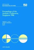 Proceedings of the Analysis Conference, Singapore 1986