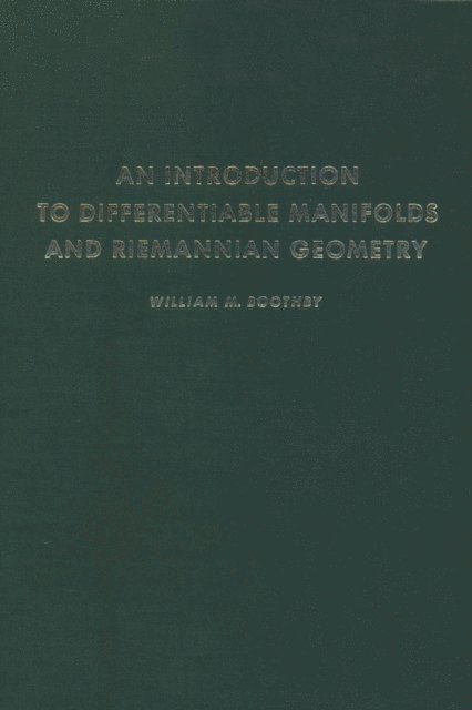 Introduction to Differentiable Manifolds and Riemannian Geometry, E-bok
