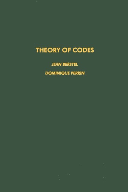 Theory of Codes, E-bok