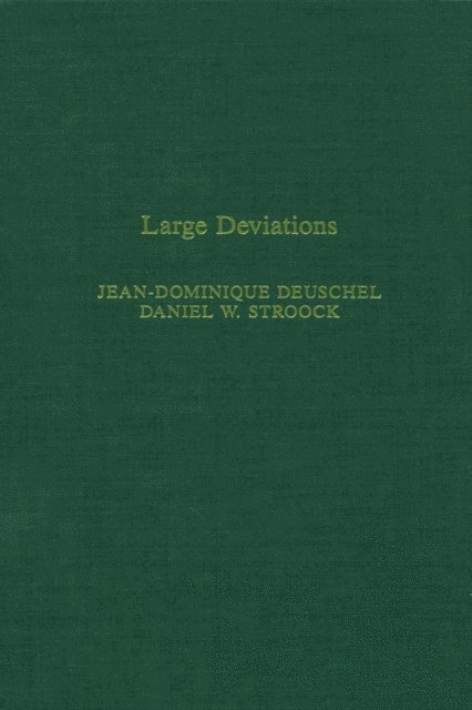 Large Deviations, E-bok