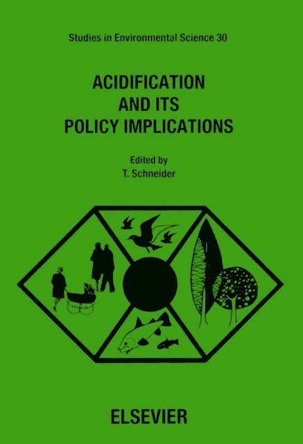 T. Schneider - Acidification and its Policy Implications, E-bok