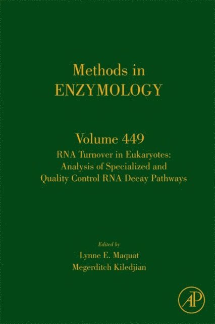 Megerditch Kiledjian, Lynne E. Maquat - RNA Turnover in Eukaryotes: Analysis of Specialized and Quality Control RNA Decay Pathways, E-bok. Tillgänglighet: Lägg i varukorg