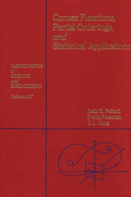 Y. L. Tong, Josip E. Peajcariaac - Convex Functions, Partial Orderings, and Statistical Applications, E-bok