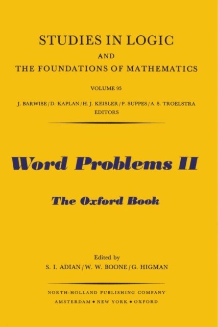 Lev D. Beklemishev - WORD PROBLEMS II, E-bok