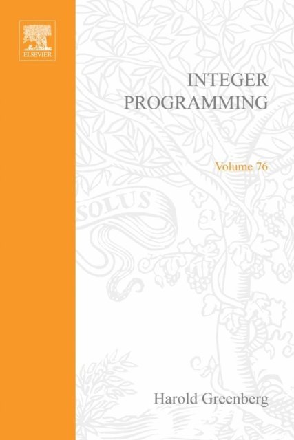 Integer Programming, E-bok