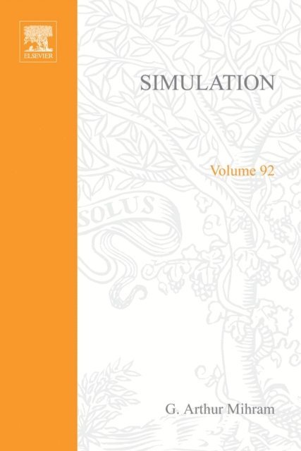 Simulation Statistical Foundations and Methodology, E-bok