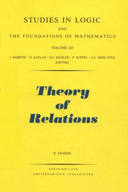 R. Fraisse - Theory of Relations, E-bok