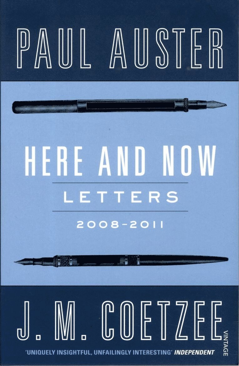 J.M. Coetzee - Here and Now, Häftad