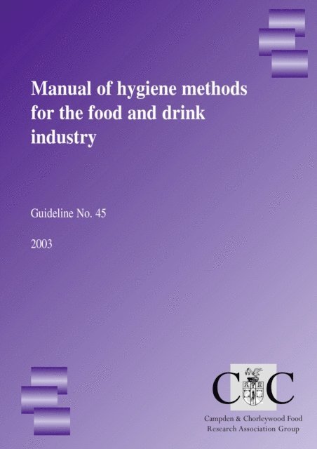 Dr. John Holah - Manual of food hygiene methods, E-bok. Tillgänglighet: Lägg i varukorg